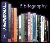 books stacked with text reading Bibliography